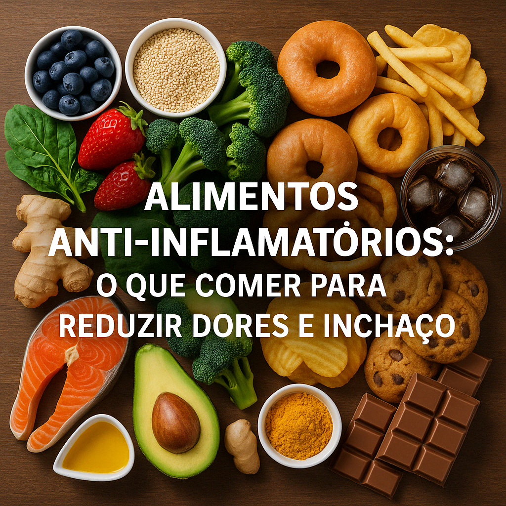 Alimentos Anti-Inflamatórios: O Que Comer para Reduzir Dores e Inchaço