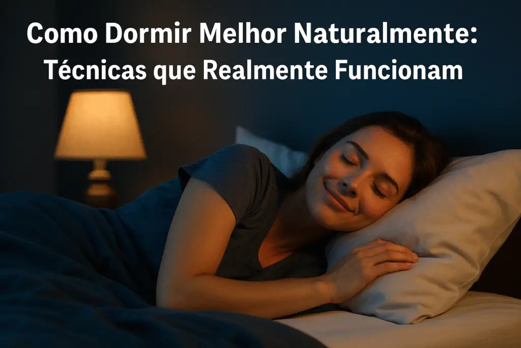 Como Dormir Melhor Naturalmente