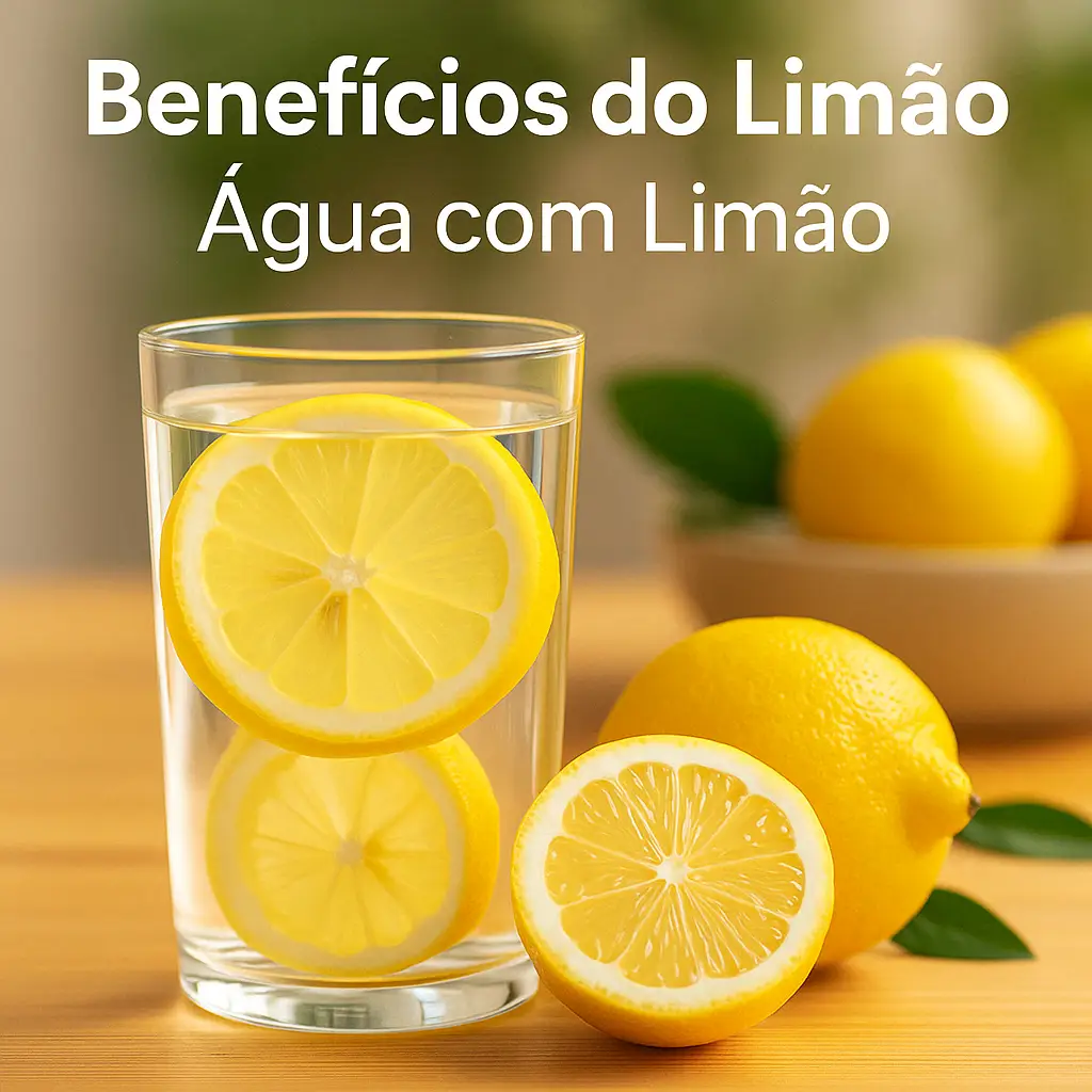 benefícios da água com limão